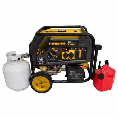 FIRMAN H05751 - 7125 WATT DUAL FUEL GENERATOR ELECTRIC START-American Camp Supply