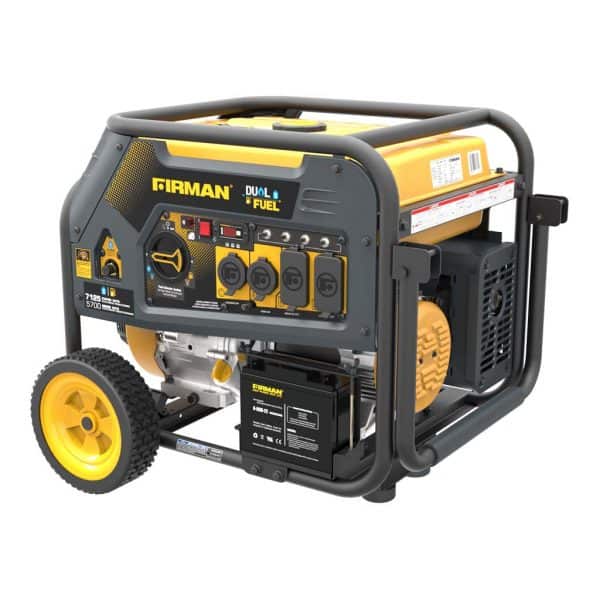 FIRMAN H05751 - 7125 WATT DUAL FUEL GENERATOR ELECTRIC START-American Camp Supply