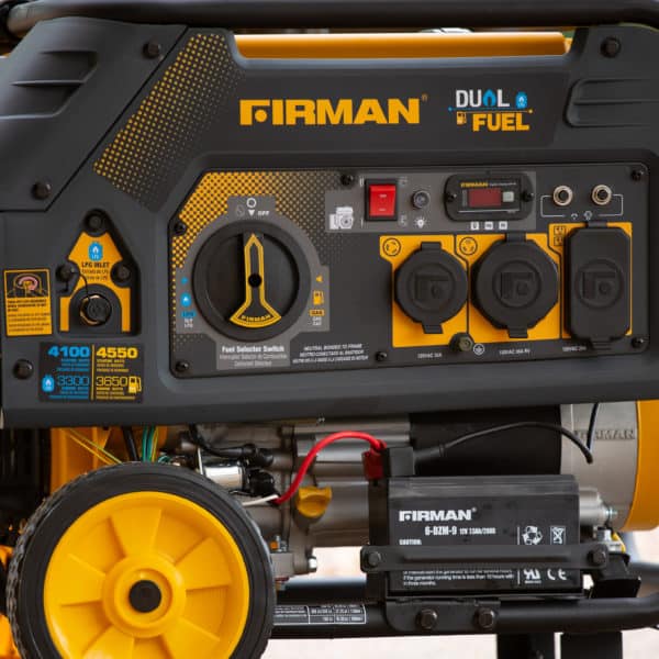 FIRMAN H03651 - 4550 WATT DUAL FUEL GENERATOR ELECTRIC START-American Camp Supply