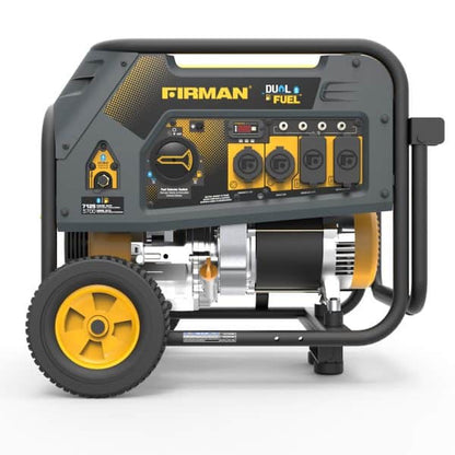 FIRMAN H05752 - 7125 WATT DUAL FUEL GENERATOR RECOIL START-American Camp Supply