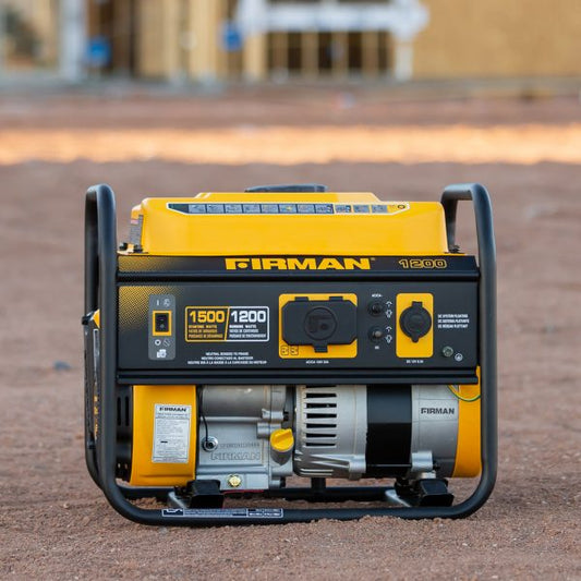 FIRMAN P01202 - Performance Series 1050 Watt Recoil Start Portable Generator-American Camp Supply